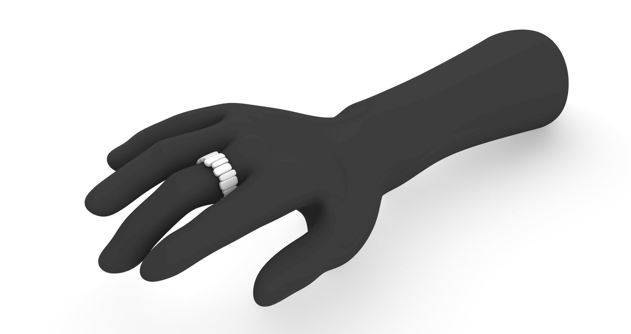 Brick Ring 3D print model_1