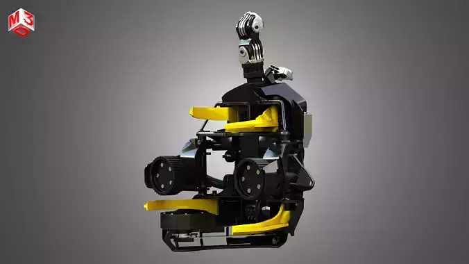 H21D Forestry Harvester Head  3D model