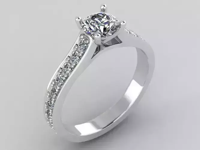 Rings diamond engagement ring gold