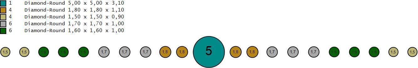 Rings diamond engagement ring gold 3D print model_1