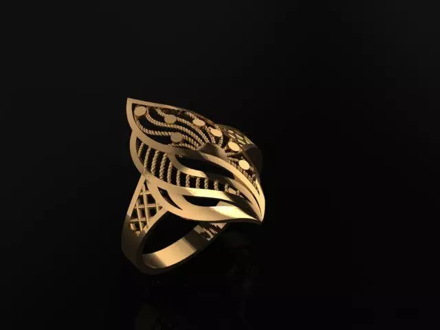 women fusion ring 3d print ultra light 3D print model