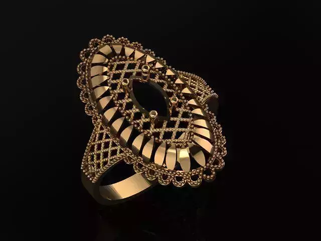 women fusion ring 3d print ultra light 3D print model
