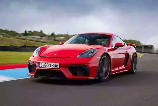 Porsche GT4 3D model