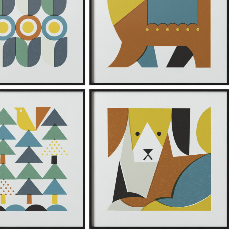 art work set 08 3D model_2