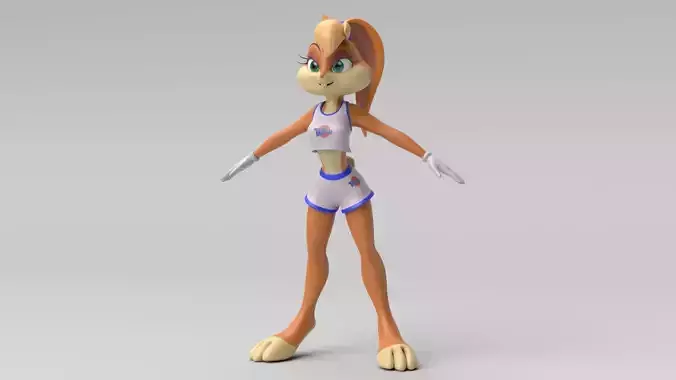 Lola Bunny 3D model