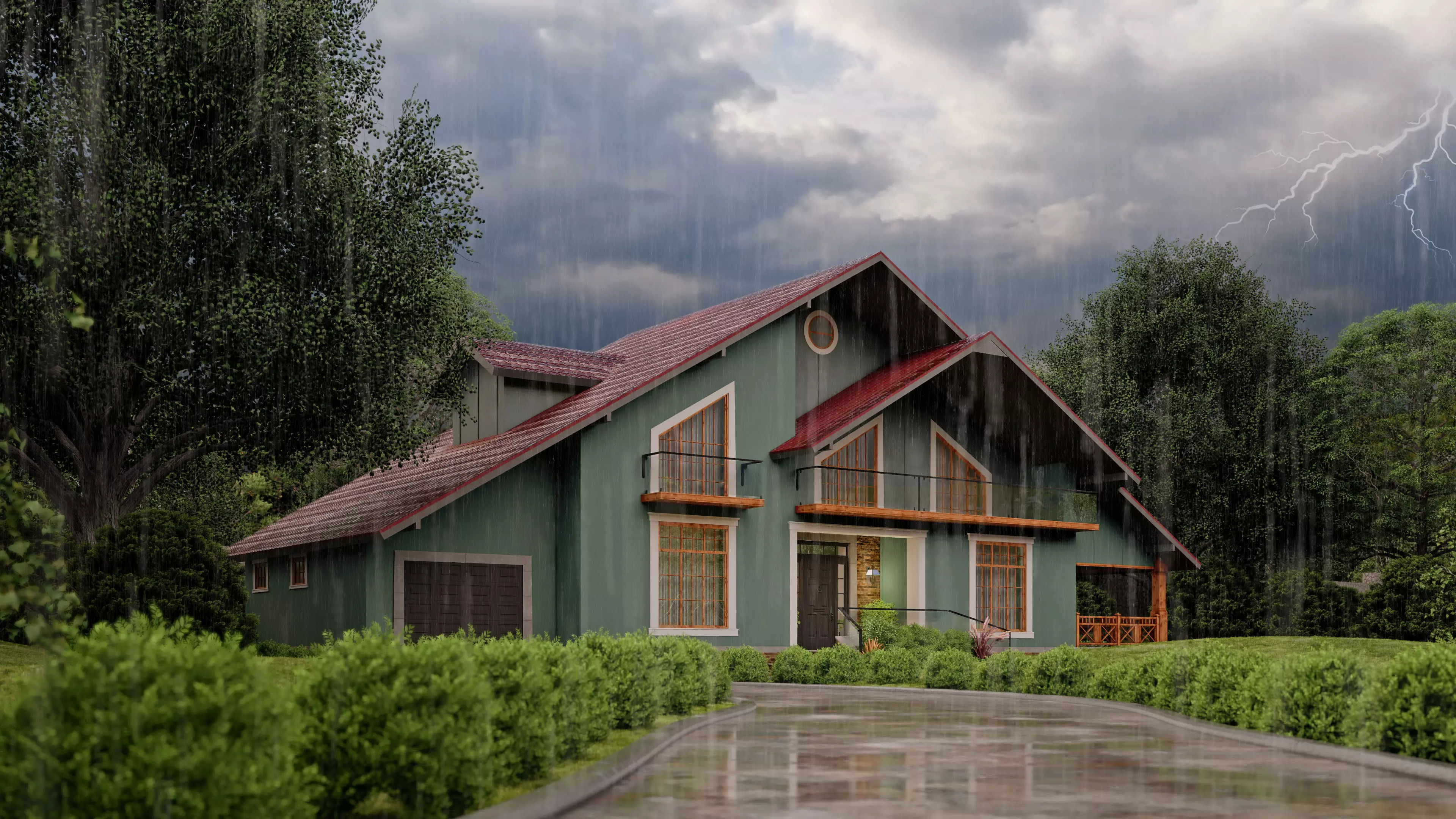 Exterior Scene-4 for Lumion 3D model_0