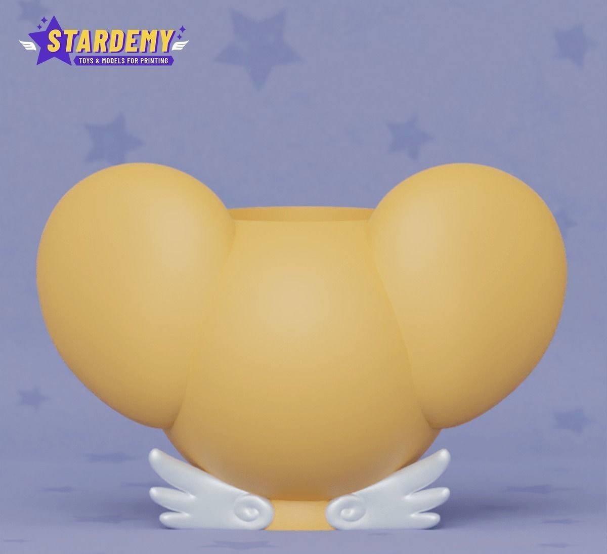 KERO AND SPINEL SUN SAKURA CARD CAPTOR PLANTER PEN HOLDER 3D print model_4