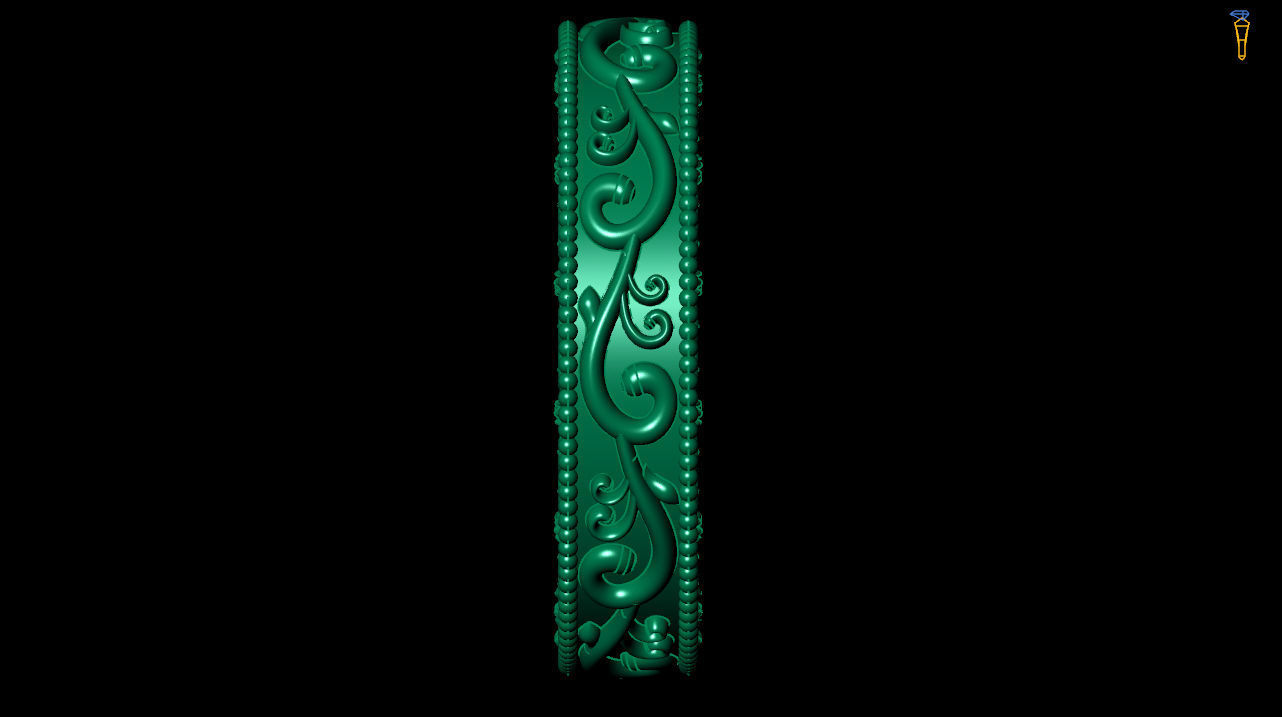 Antique dainty ring 3d print model 3D print model_4