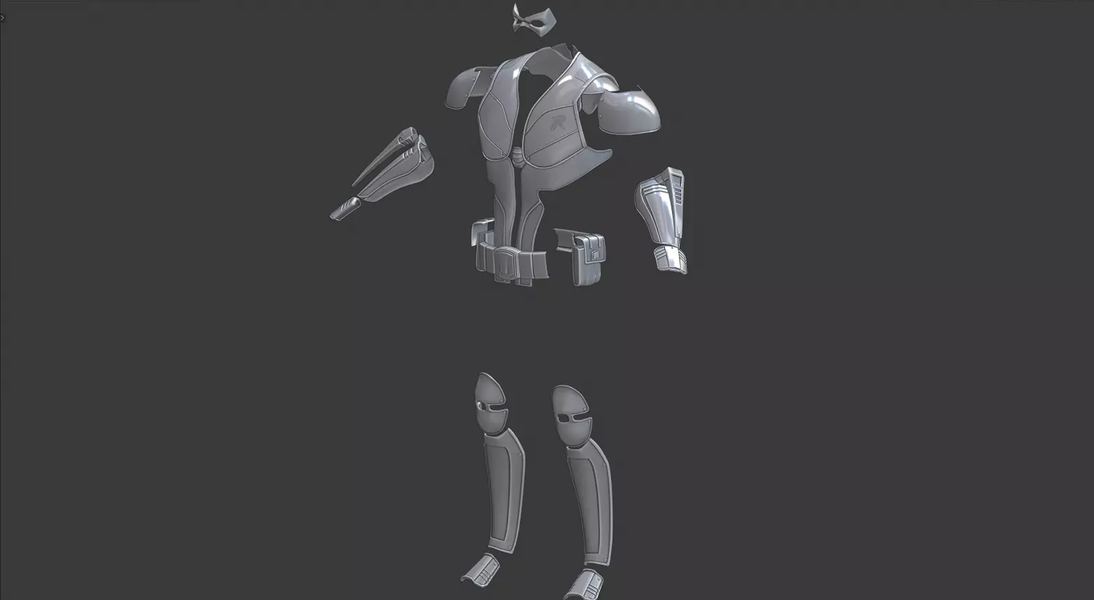 Robin Arkham Knight full armor set 3d printing file 3D print model_0
