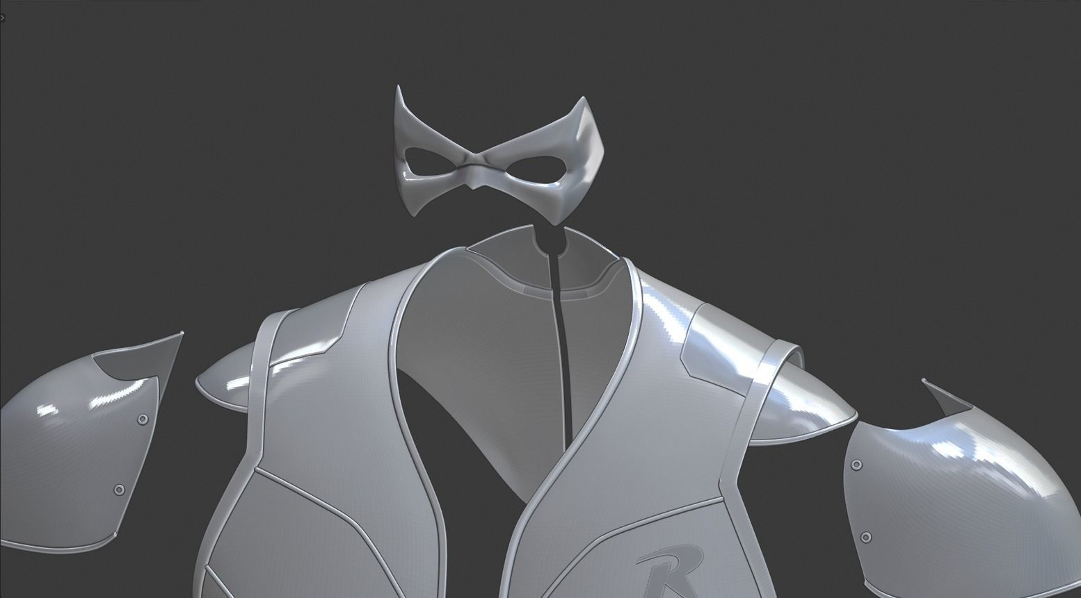 Robin Arkham Knight full armor set 3d printing file 3D print model_3