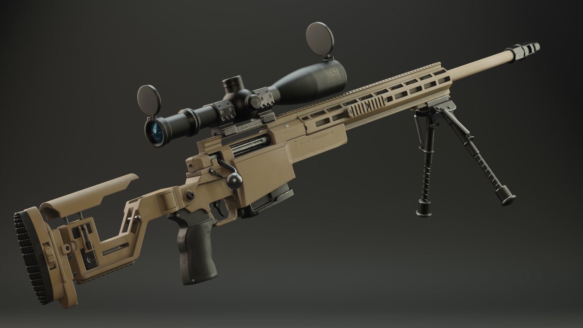 ASR AX-MKIII Low-poly 3D model_3