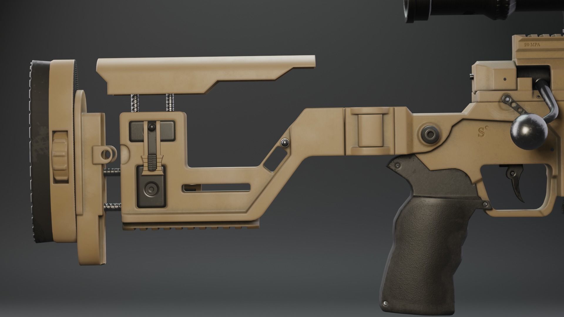 ASR AX-MKIII Low-poly 3D model_23