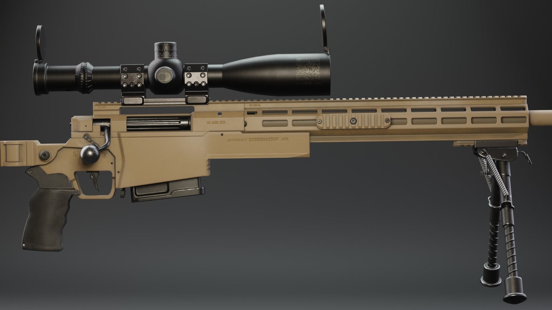 ASR AX-MKIII Low-poly 3D model_22