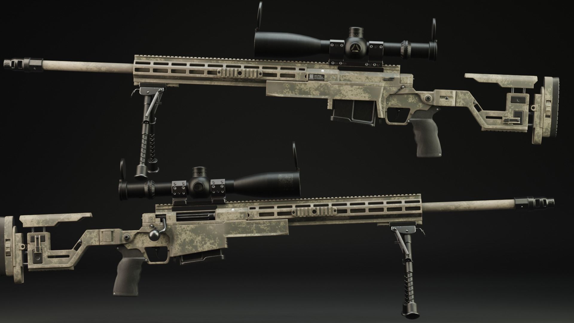 ASR AX-MKIII Low-poly 3D model_9