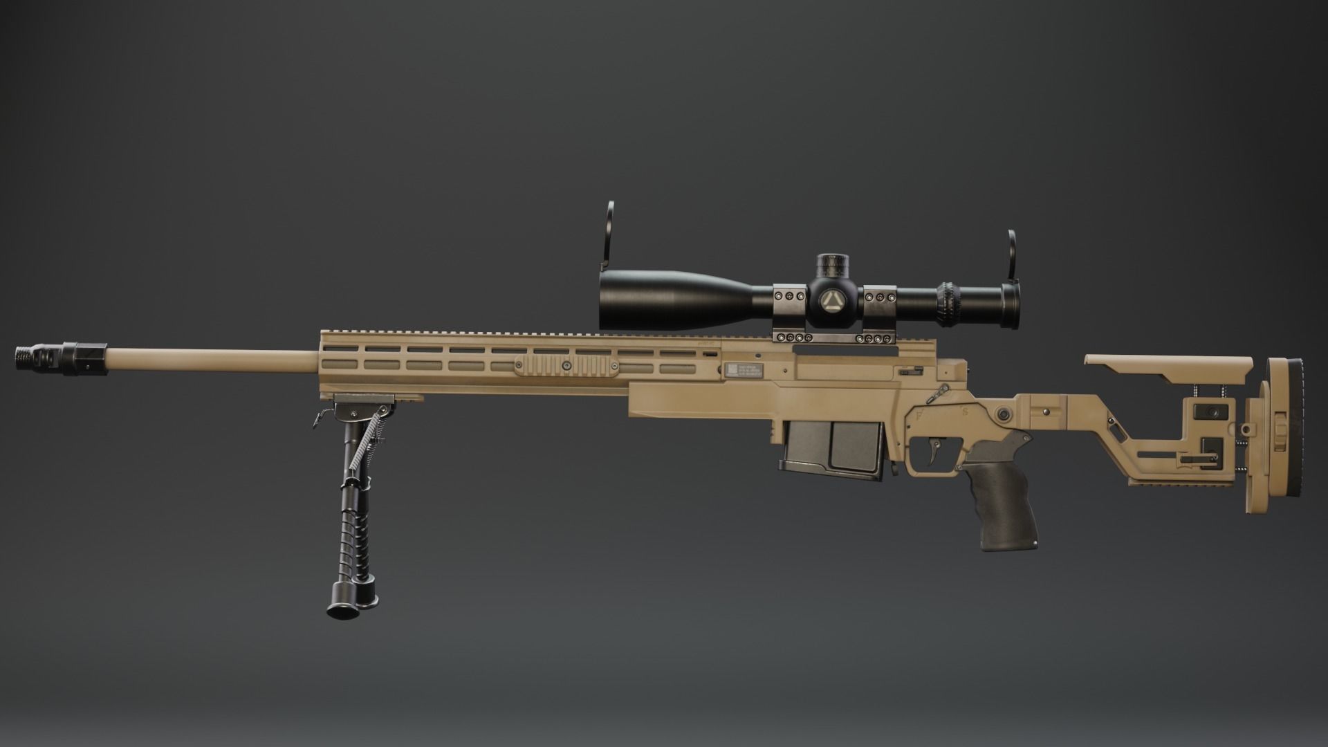 ASR AX-MKIII Low-poly 3D model_18