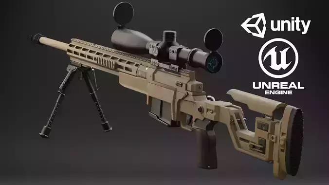 ASR AX-MKIII Low-poly 3D model