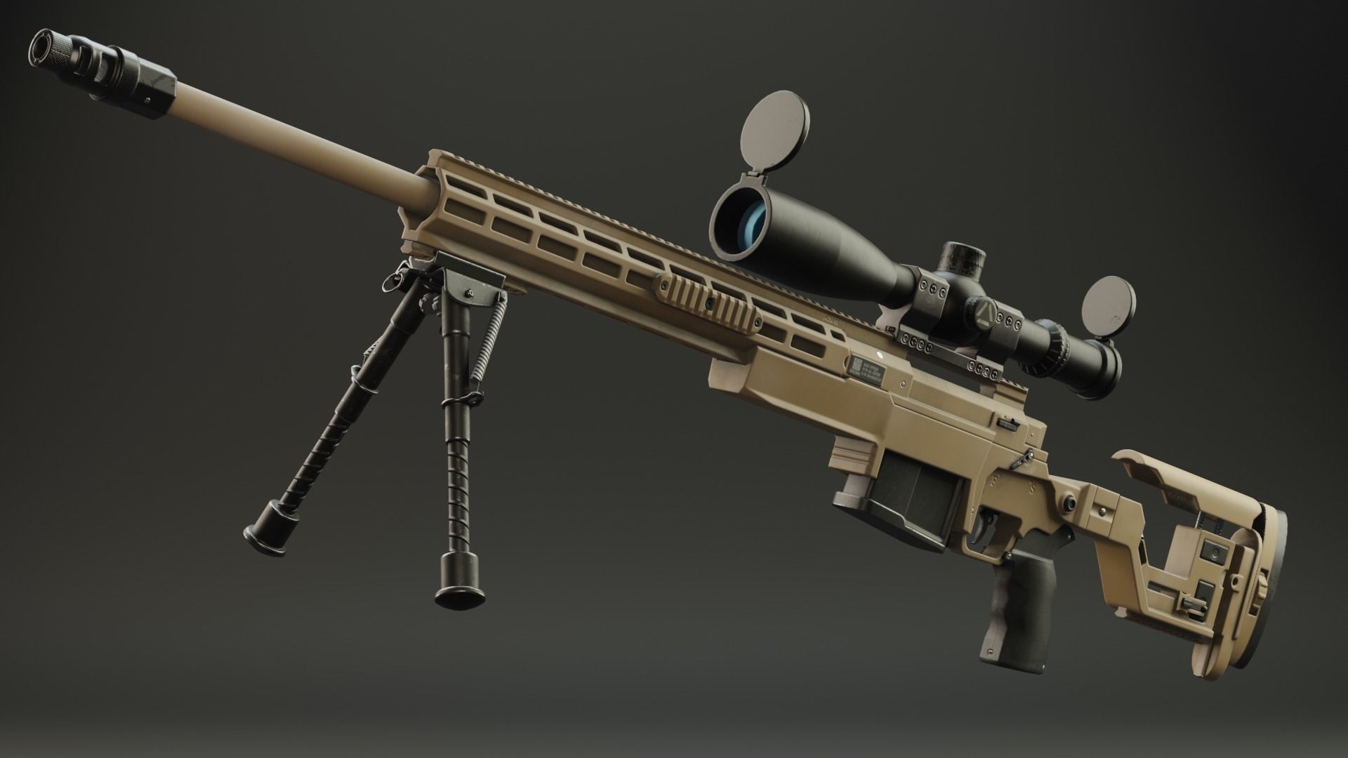 ASR AX-MKIII Low-poly 3D model_4