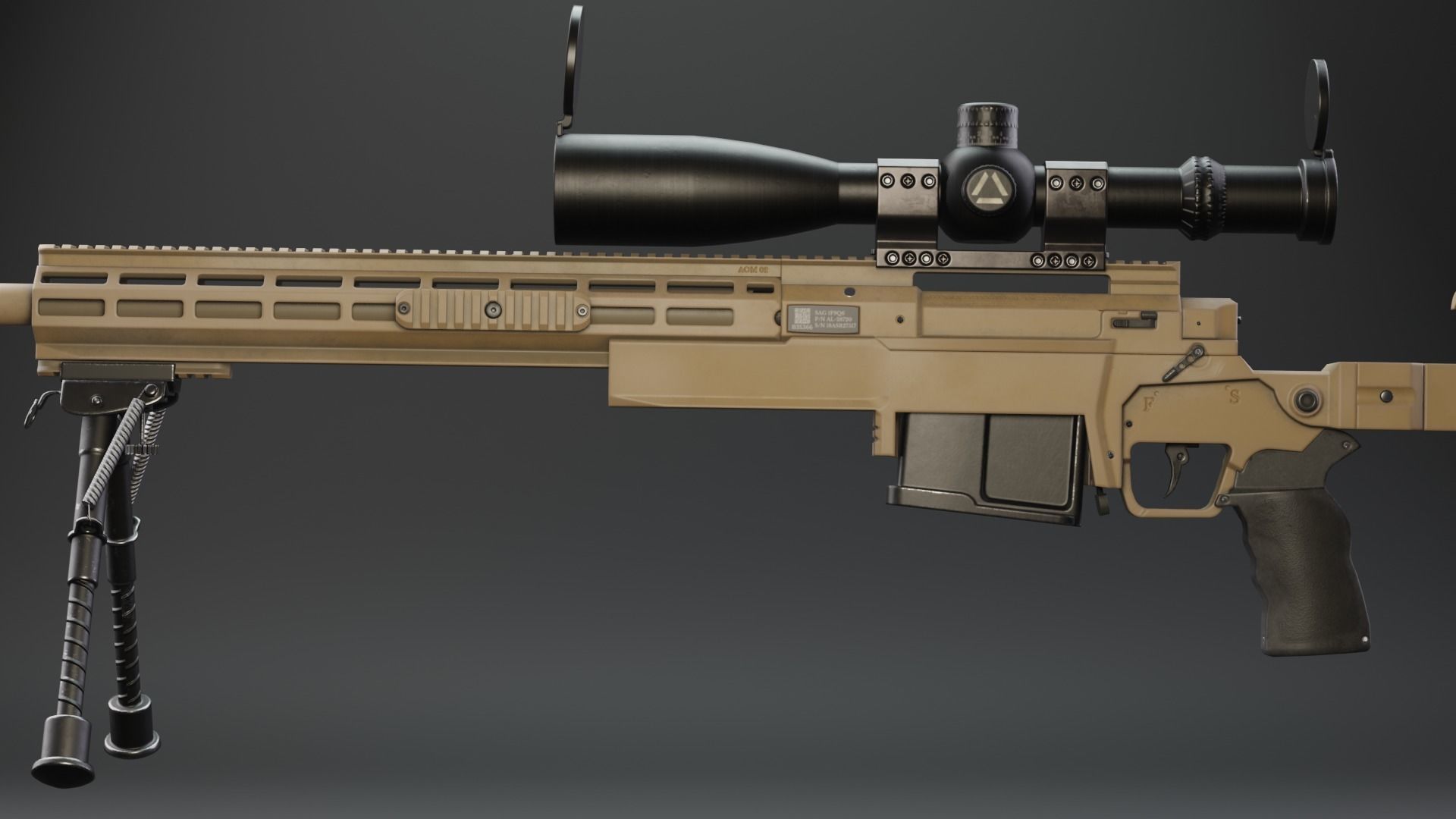 ASR AX-MKIII Low-poly 3D model_21