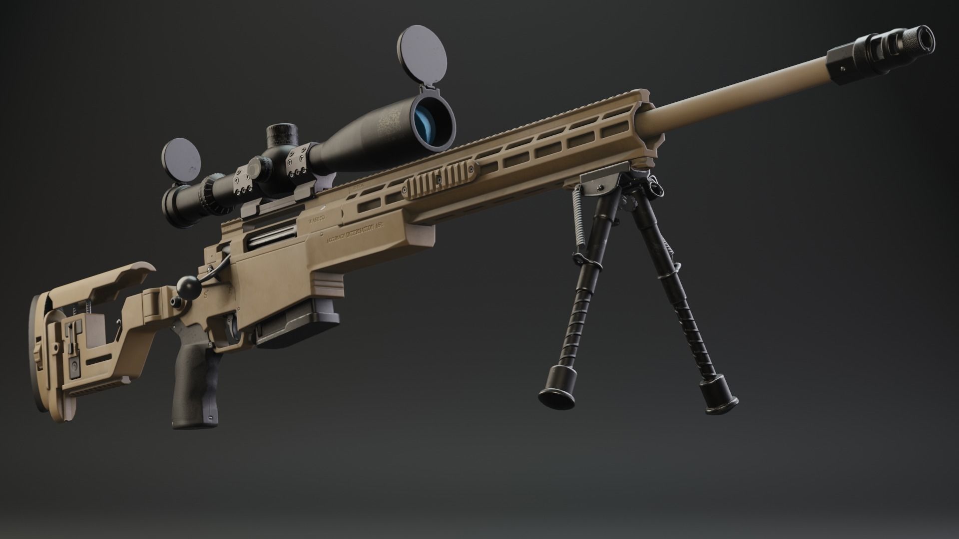 ASR AX-MKIII Low-poly 3D model_2