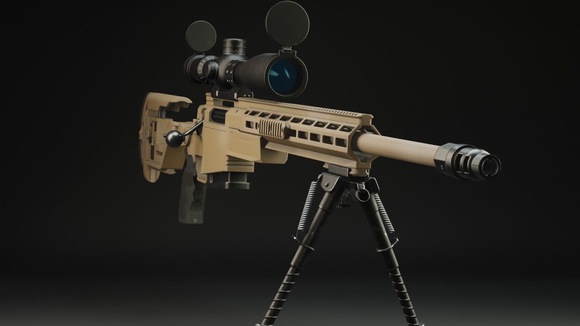 ASR AX-MKIII Low-poly 3D model_6