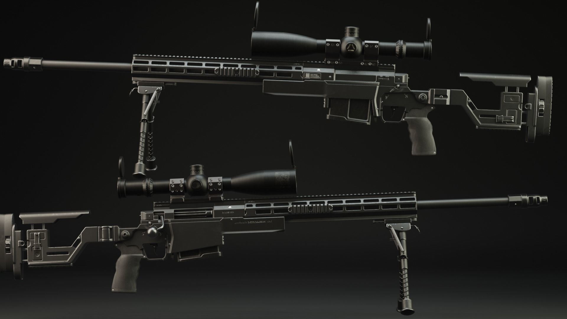 ASR AX-MKIII Low-poly 3D model_13