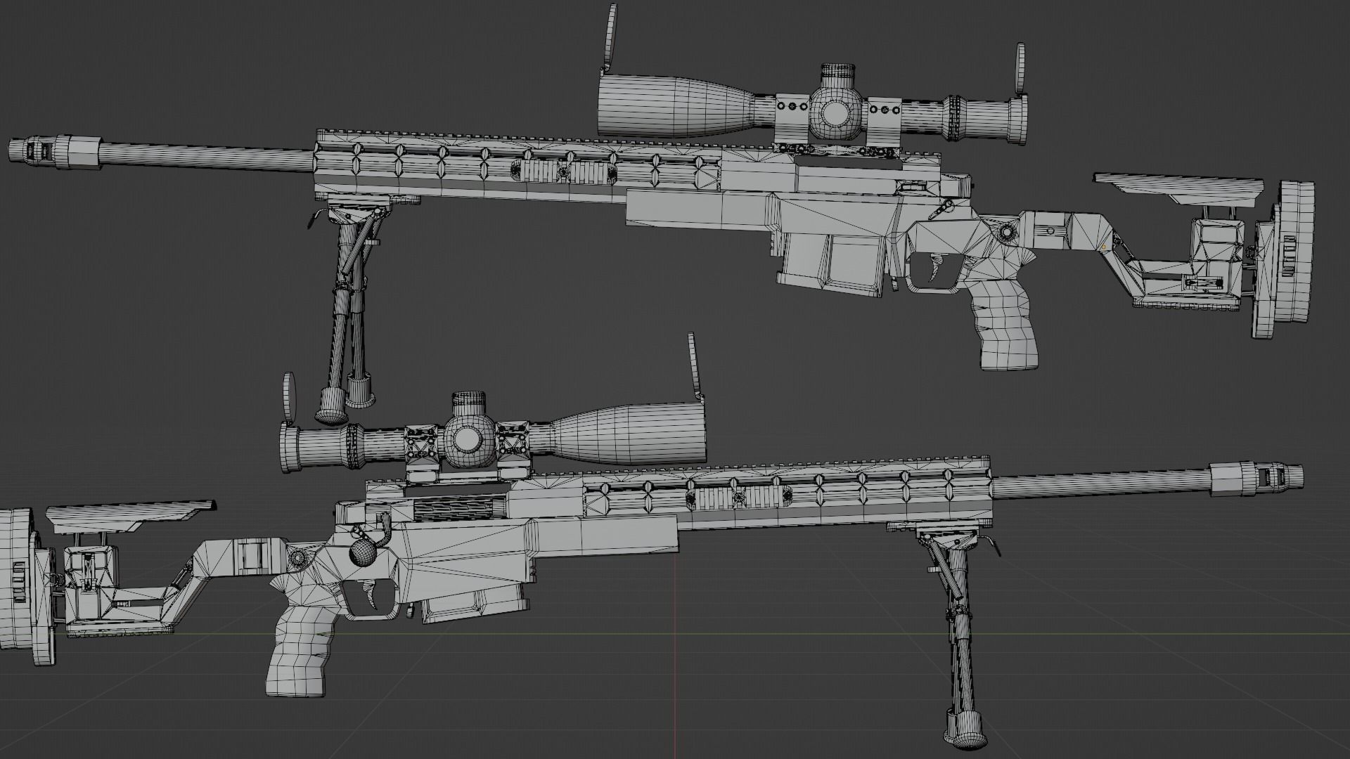 ASR AX-MKIII Low-poly 3D model_14