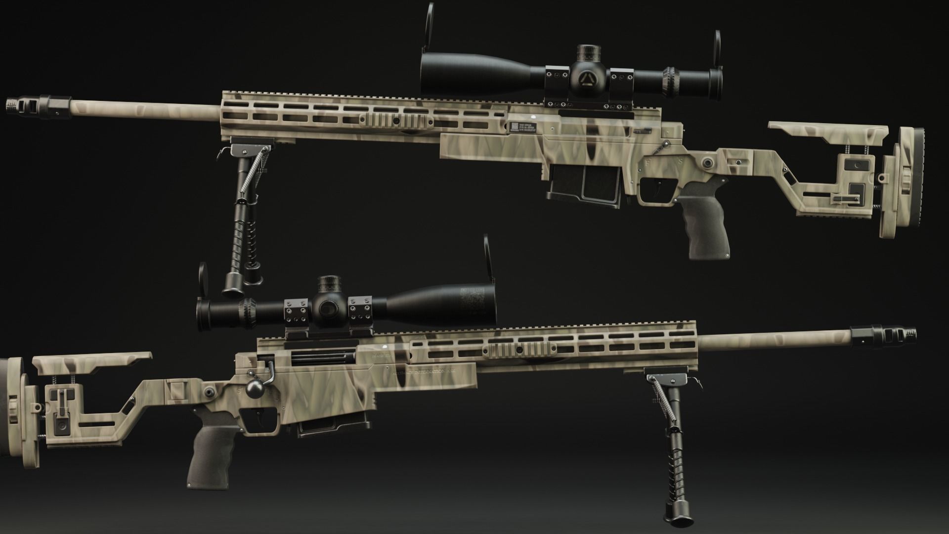 ASR AX-MKIII Low-poly 3D model_10