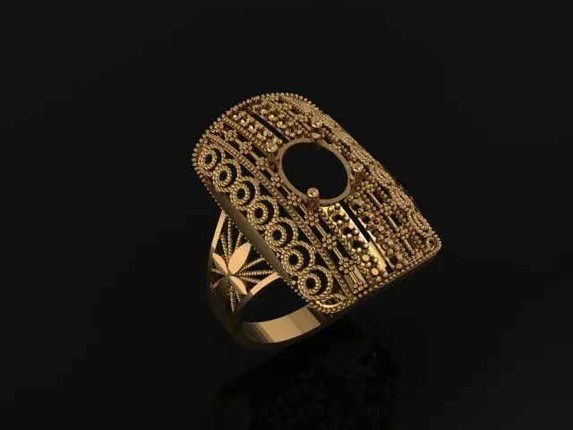 women fusion ring 3d print ultra light 3D print model