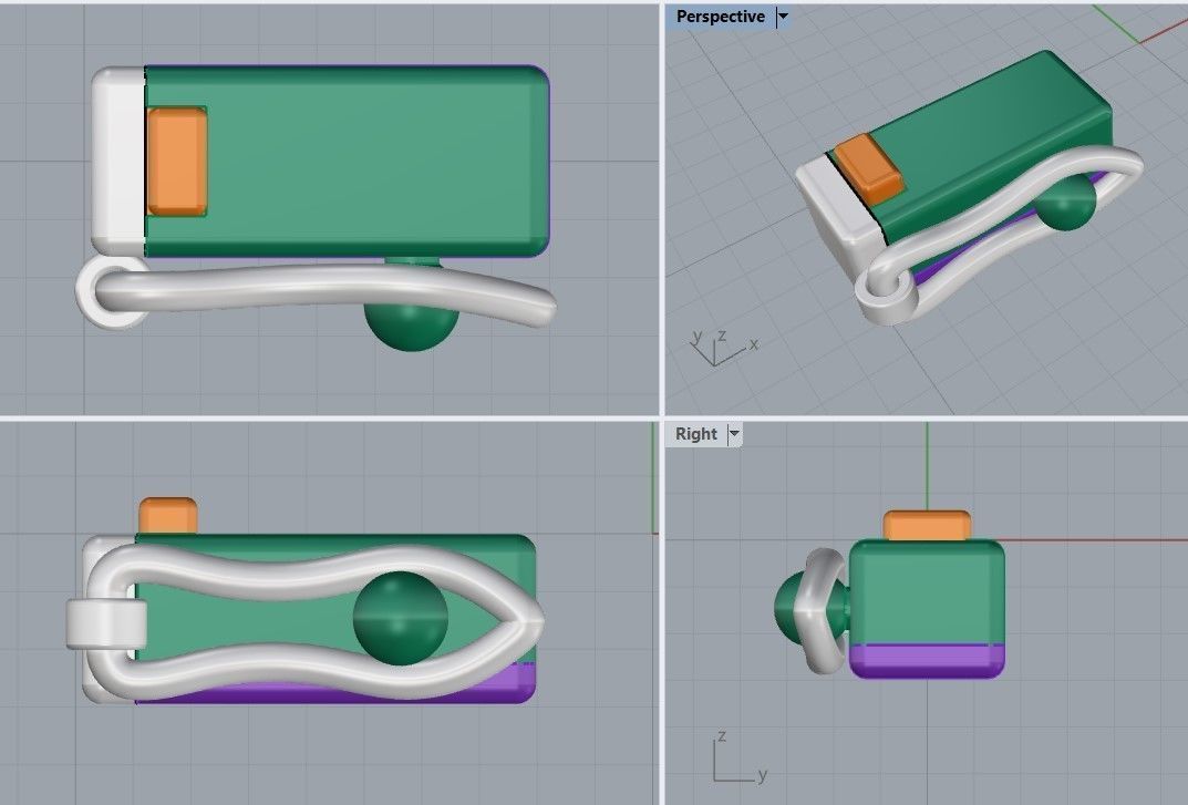 Lock 12 3D print model_2