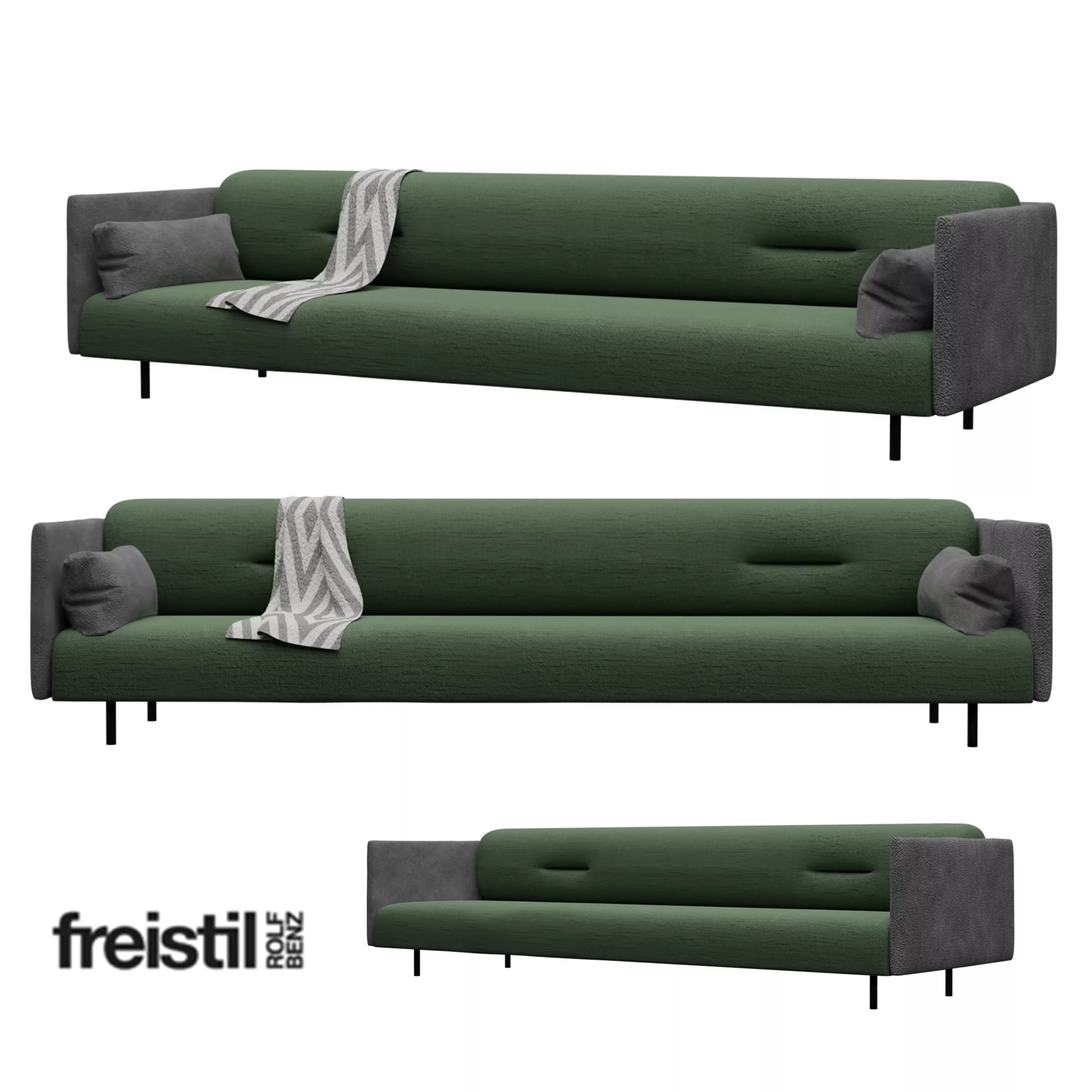 Seating-Sofas for interior by FREISTIL 131 3D model