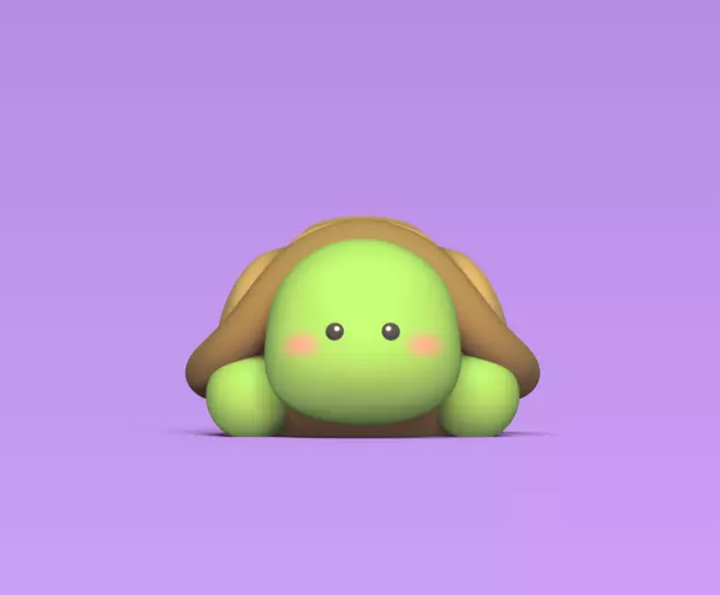 Little Turtle 3D print model_0