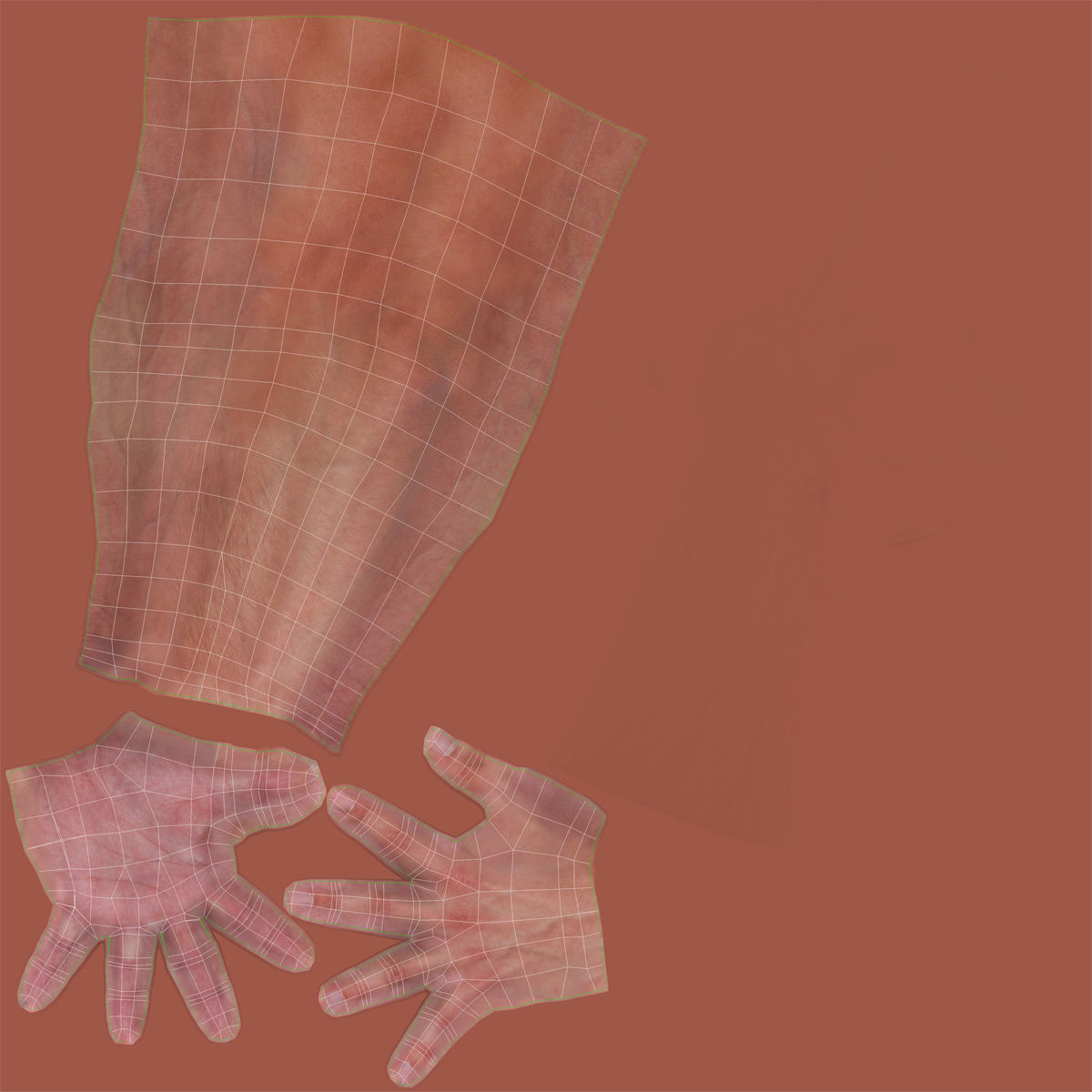 Soccer Player Generic Rigged for Maya 3D model_41