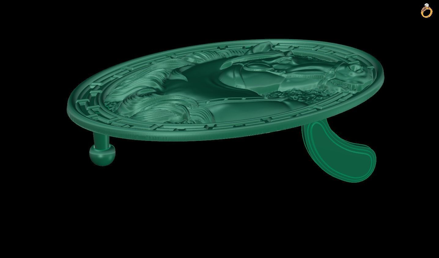  belt head 3D print model_1