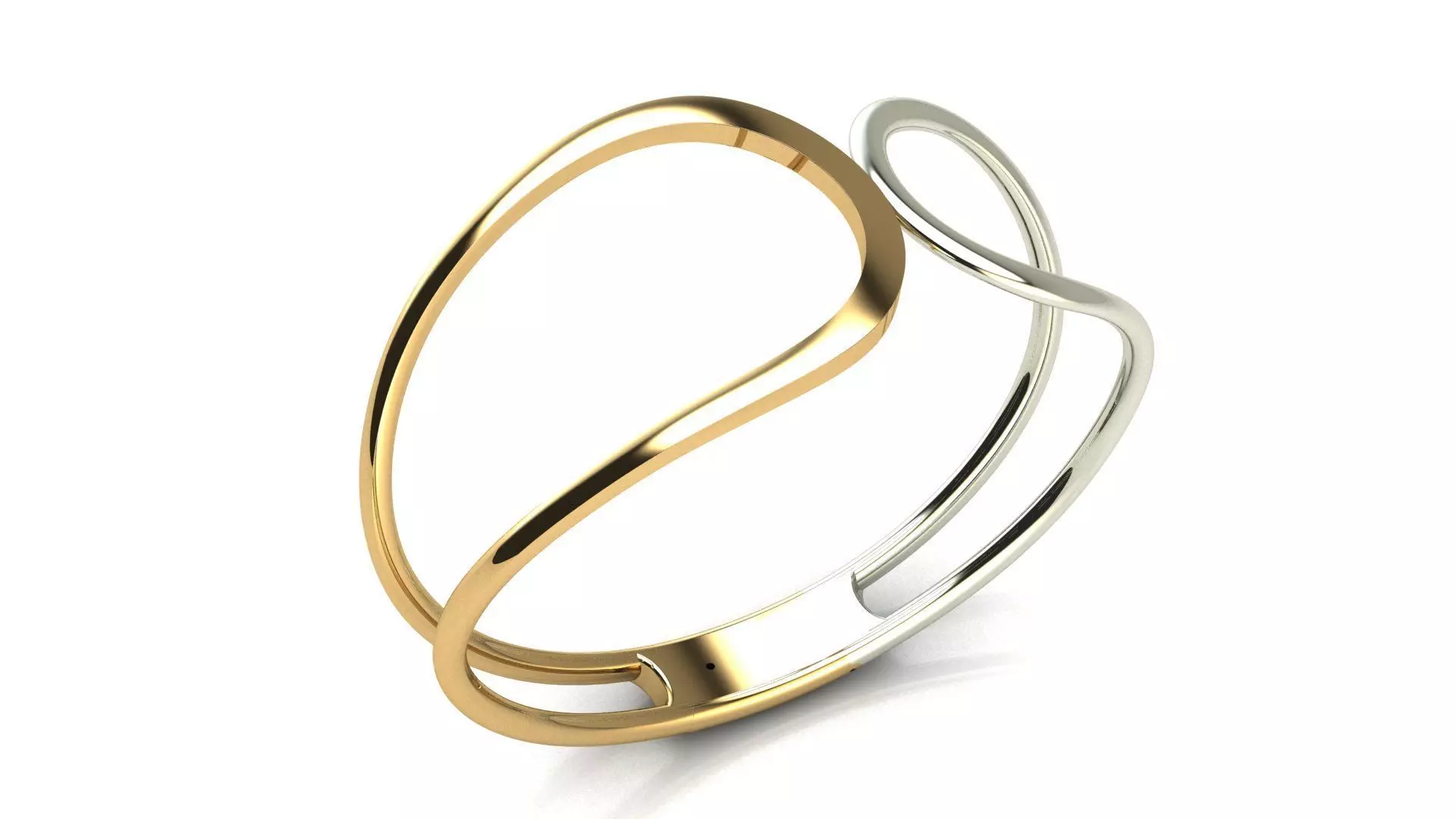 Delicate bracelet 3d print model - special lock system 3D print model_0