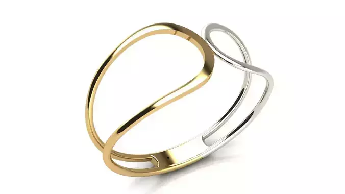 Delicate bracelet 3d print model - special lock system 3D print model