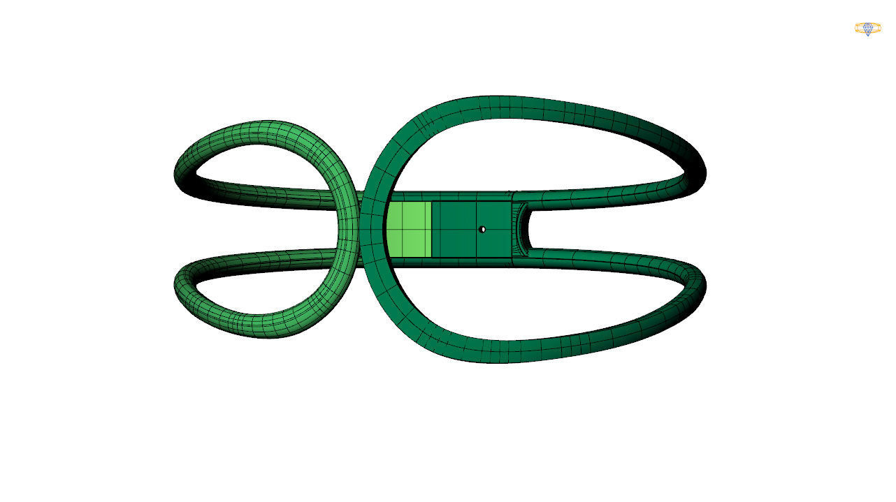 Delicate bracelet 3d print model - special lock system 3D print model_13