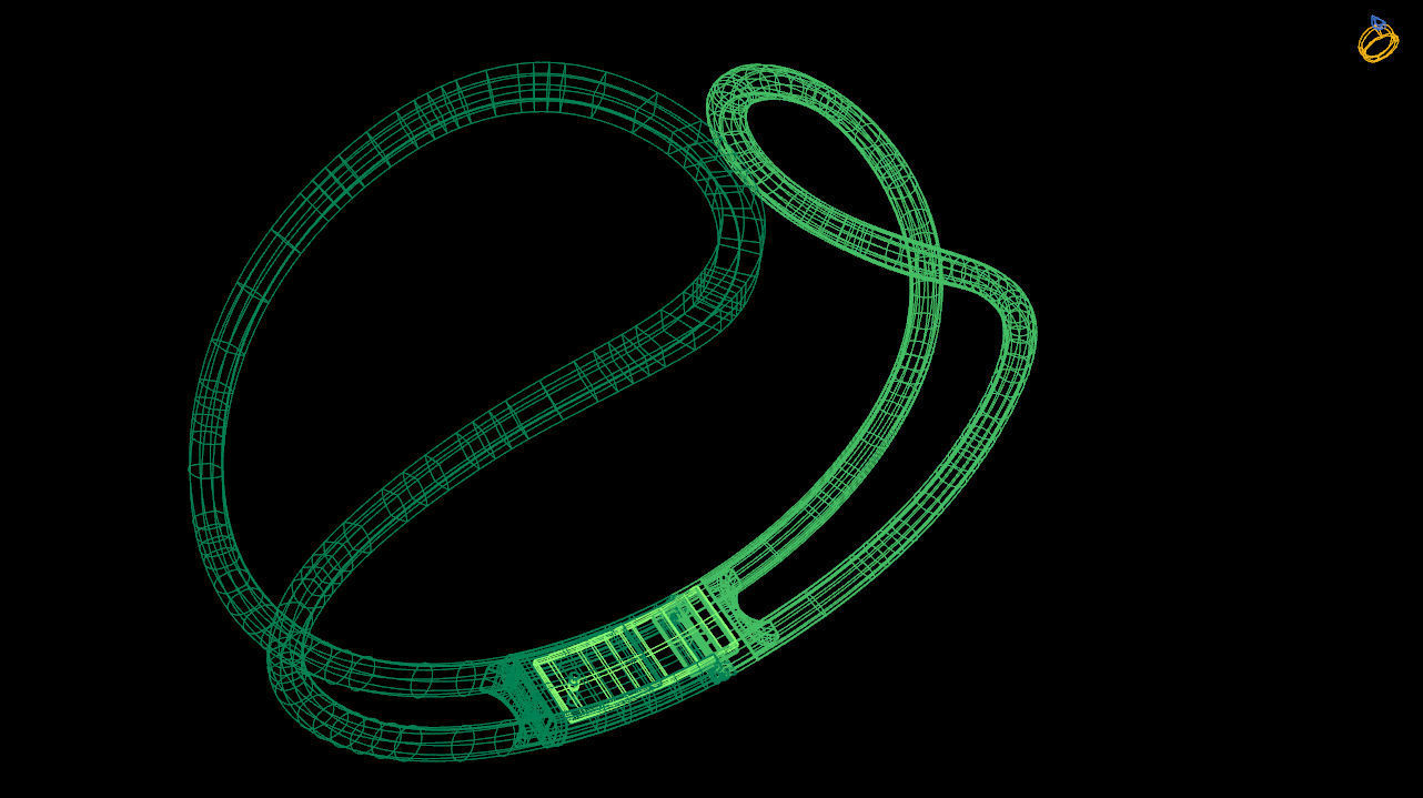Delicate bracelet 3d print model - special lock system 3D print model_9