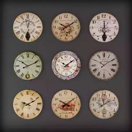 Wall clocks 6