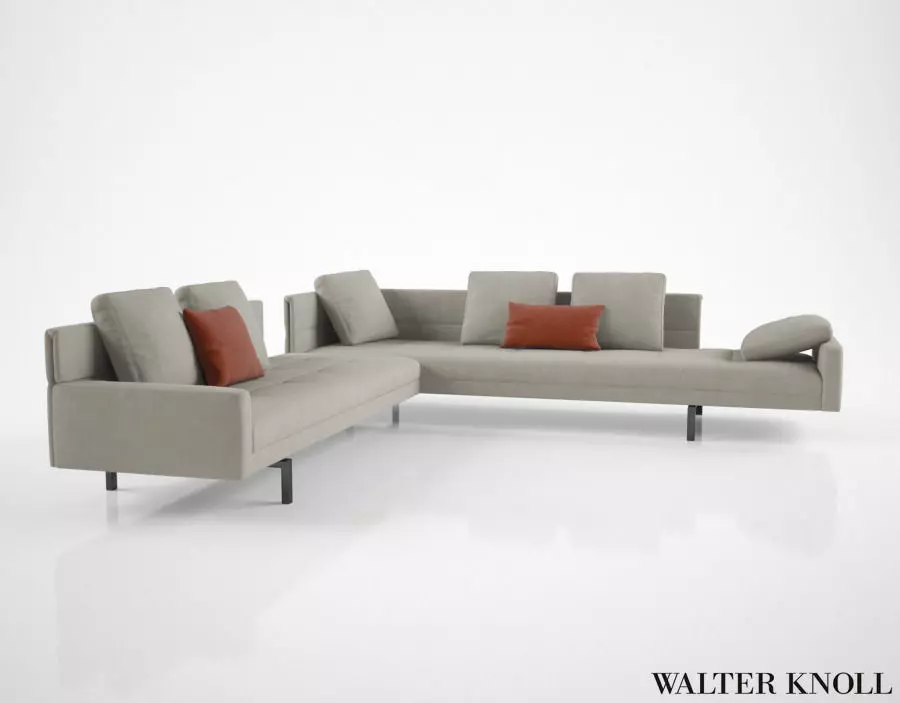 Walter Knoll Gordon 496 Sofa 3D model_0