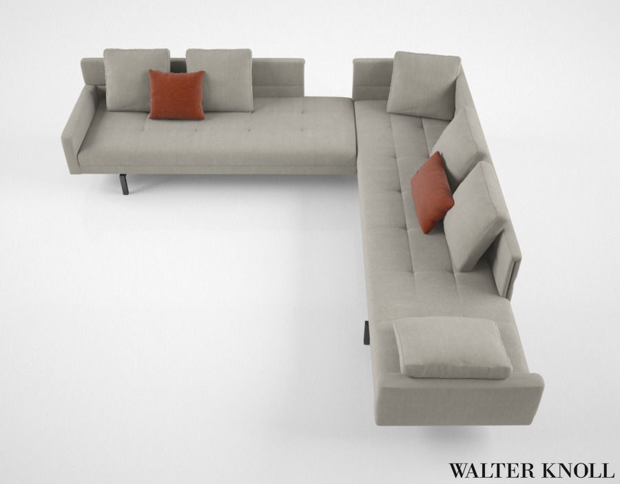 Walter Knoll Gordon 496 Sofa 3D model_1