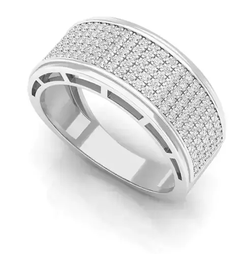 Diamond jewelry ring for man