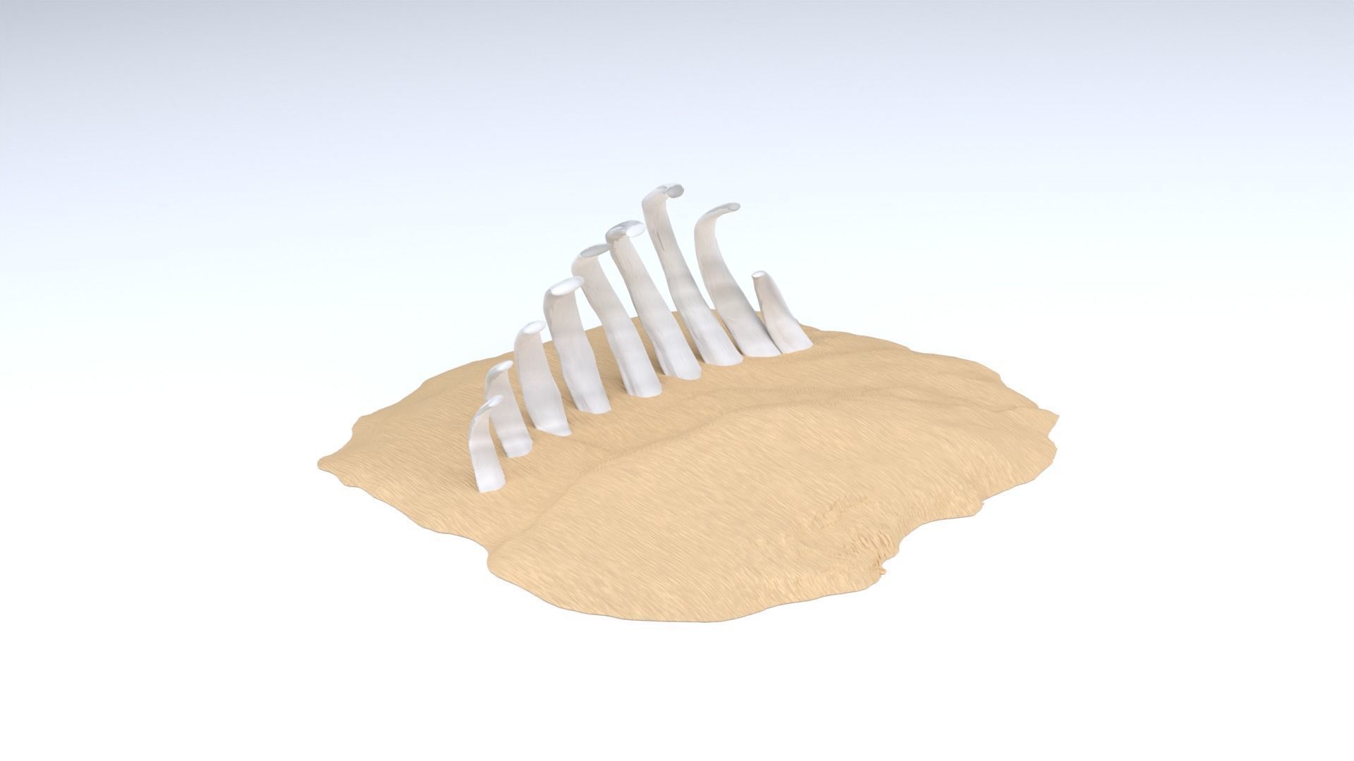 Jabbas Throne Room - Set 9a - Rancor Cave Attributes 1-6 scale Free 3D print model_4