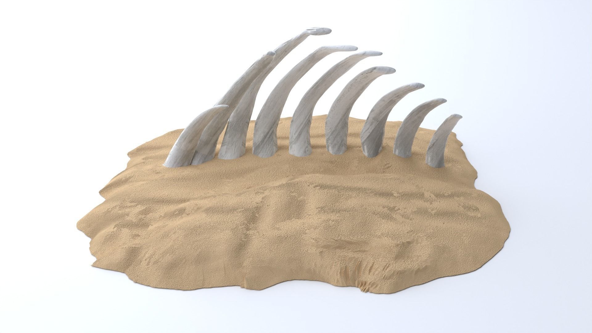 Jabbas Throne Room - Set 9a - Rancor Cave Attributes 1-6 scale Free 3D print model_5