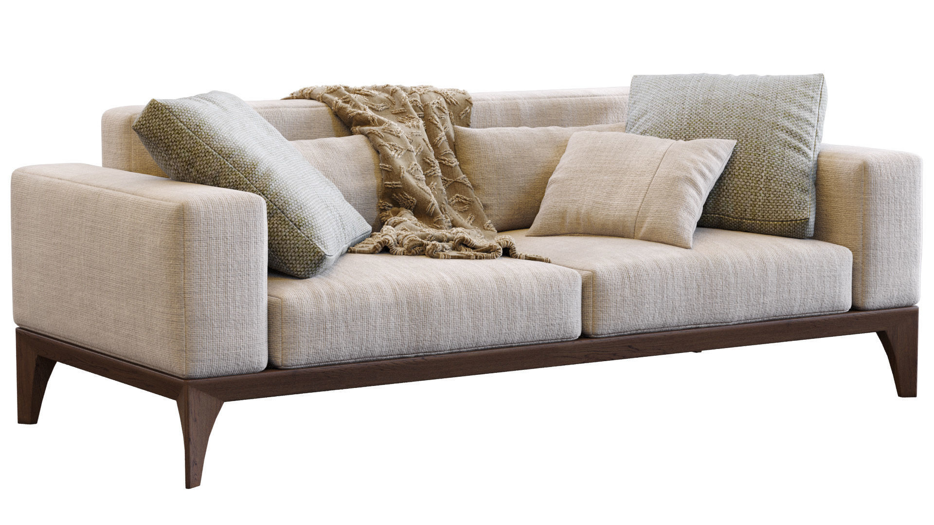 Sofa Fellow By Porada 3D model_11