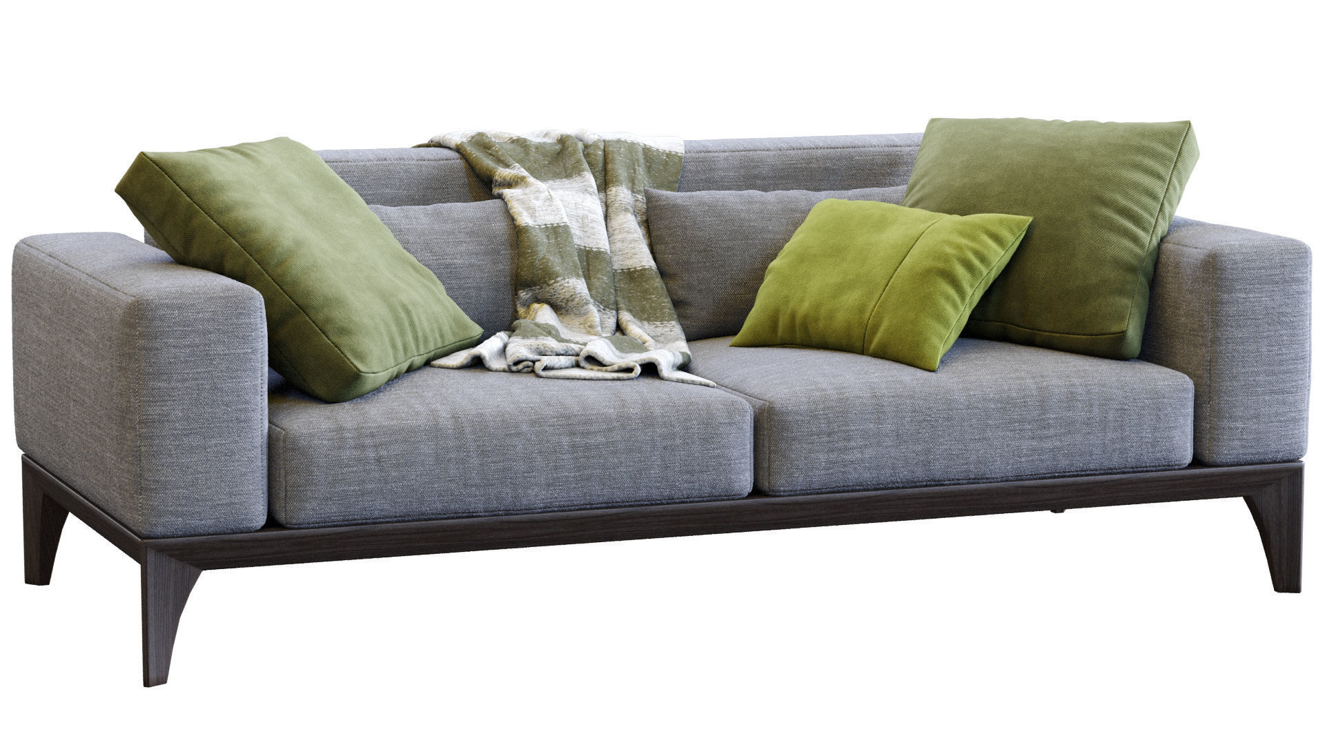 Sofa Fellow By Porada 3D model_2