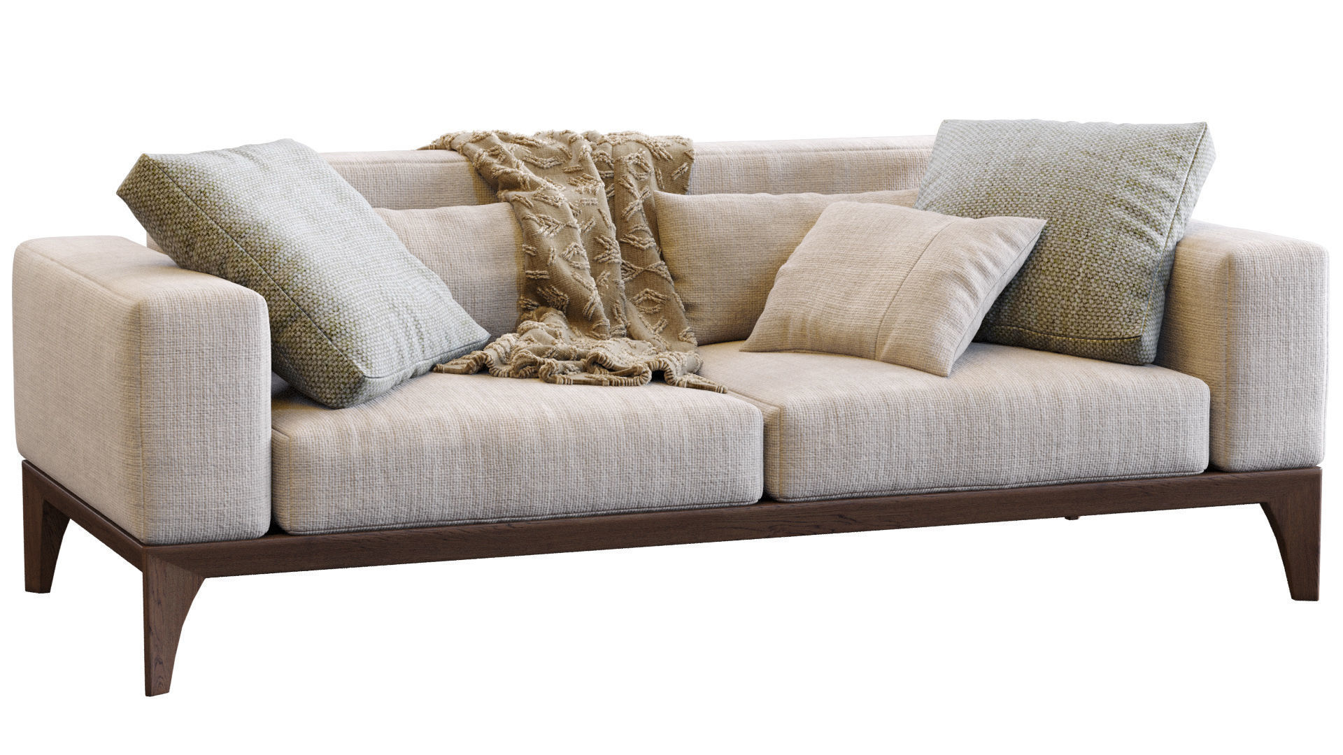 Sofa Fellow By Porada 3D model_8