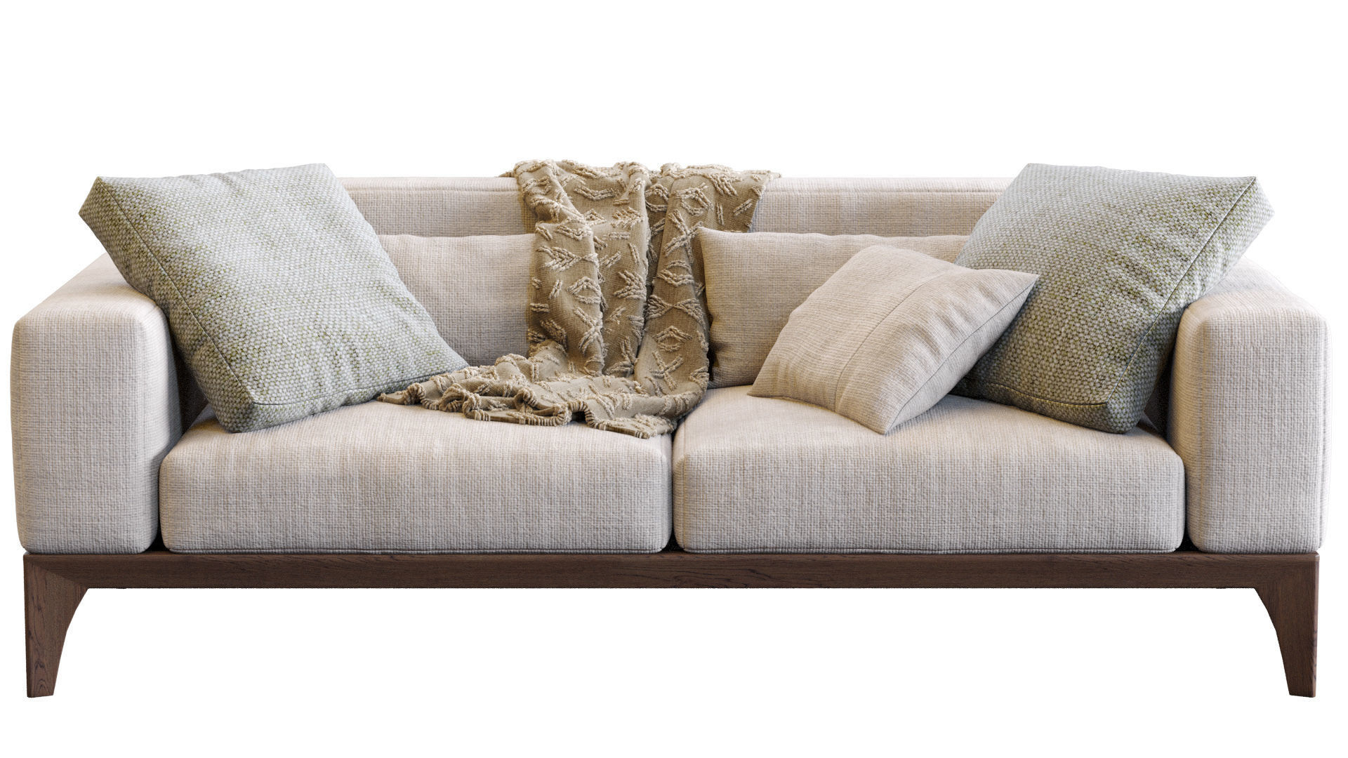 Sofa Fellow By Porada 3D model_9