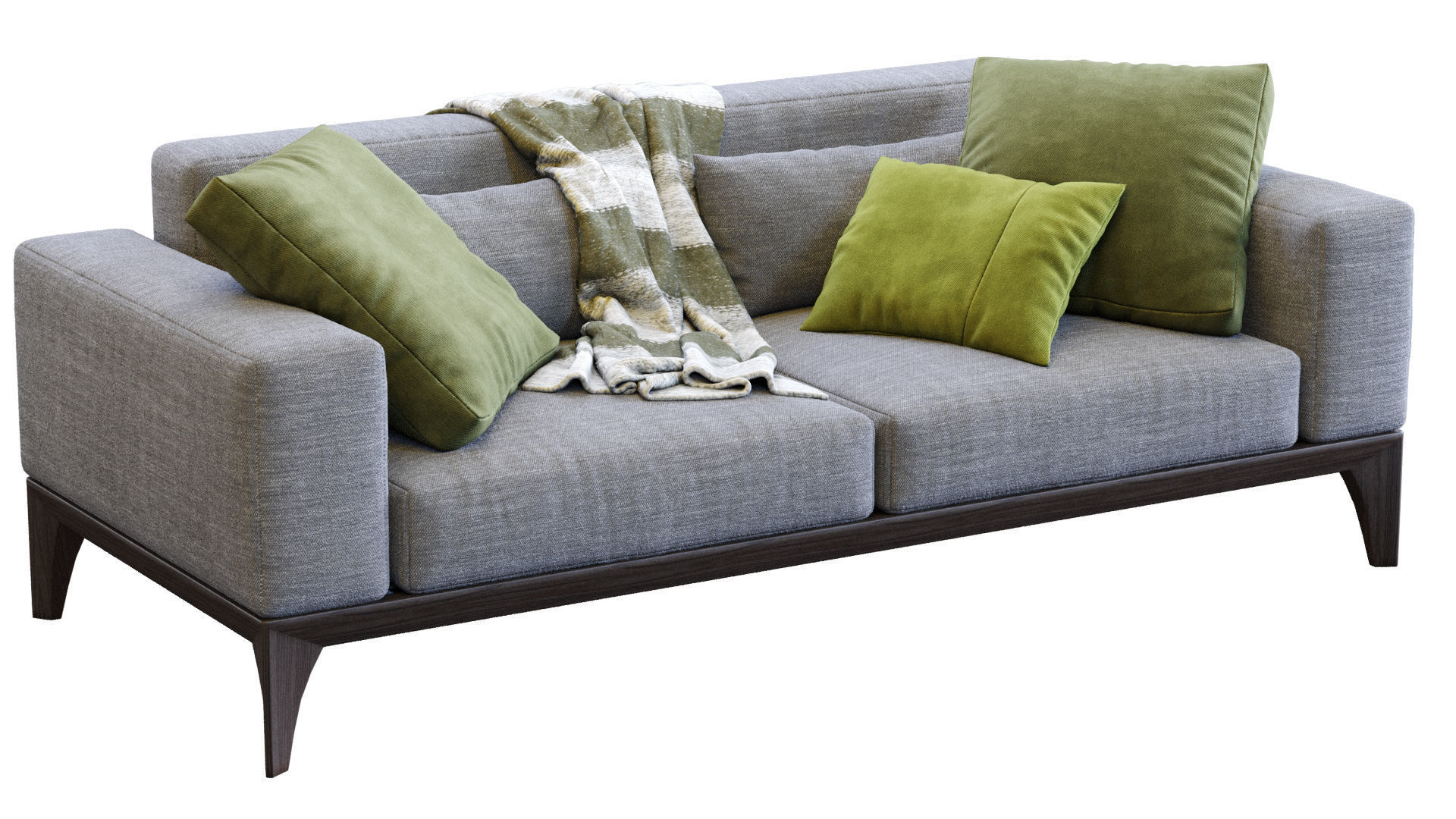 Sofa Fellow By Porada 3D model_4