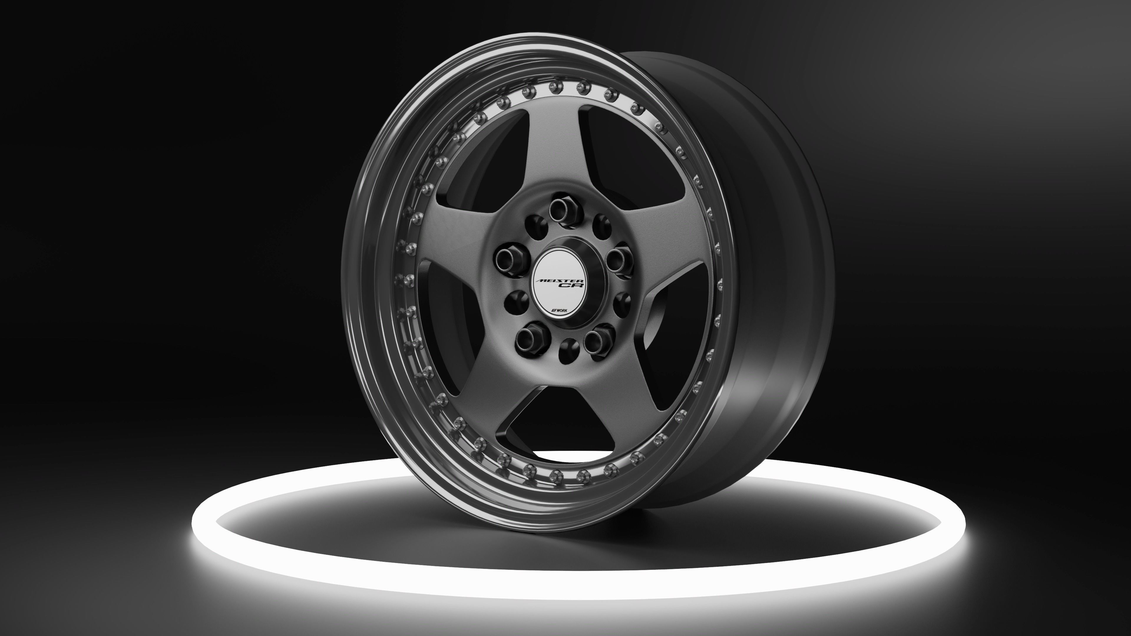 WORK MEISTER CR01-R Low-poly 3D model_4