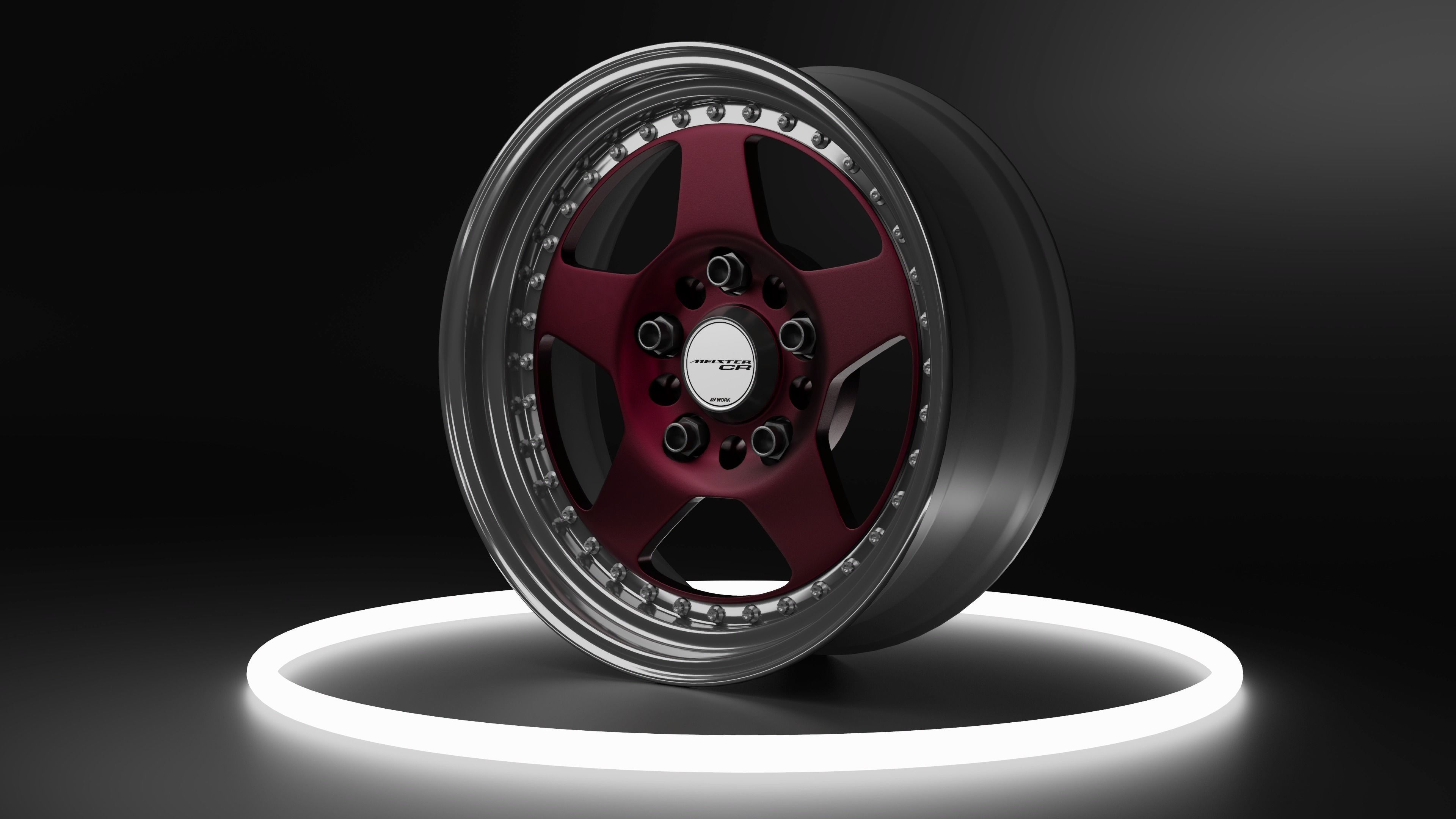 WORK MEISTER CR01-R Low-poly 3D model_6